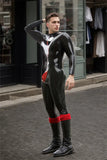Man Latex Catsuits Spermaceti Back Zipper