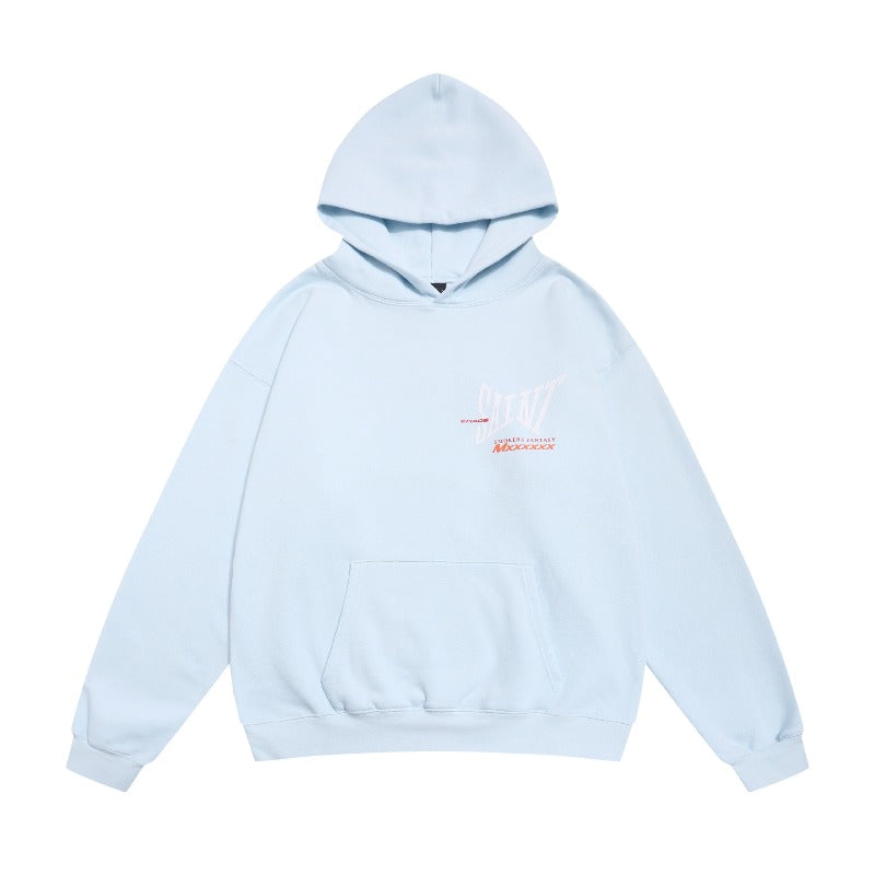 Saint m hoodie - autumn/winter s.m vintage letter print pullover hoodie - wholesale single piece
