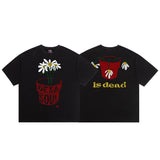 saint m t shirts  s.m vintage washed distressed crew neck pullover short sleeve top - wholesale
