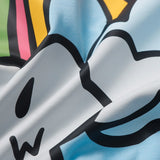 Drew house t-shirt - spring/summer collection - d@ew rainbow & cloud cartoon graphic crew neck short sleeve tee