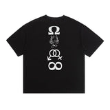 saint m t shirts  s.m candle angel graphic crew neck pullover short sleeve top - wholesale
