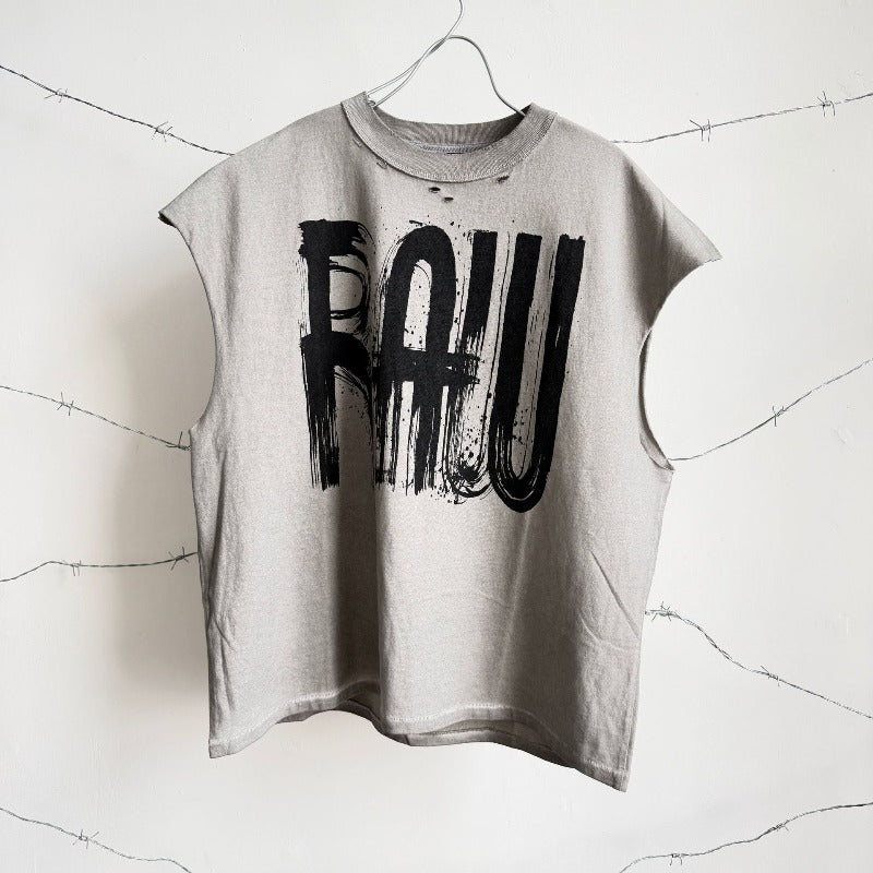 saint m t shirts  s.m letter print limited edition pullover casual tank top - wholesale