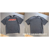 saint m t shirts  s.m cartoon series graphic crewneck pullover short sleeve t-shirt - wholesale