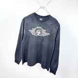 Saint m hoodie - spring/autumn collection - s.m little angel limited edition graphic crewneck pullover long sleeve