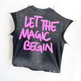 saint m t shirts  s.m letter print limited edition pullover casual tank top - wholesale
