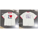 saint m t shirts  s.m cartoon series graphic crewneck pullover short sleeve t-shirt - wholesale