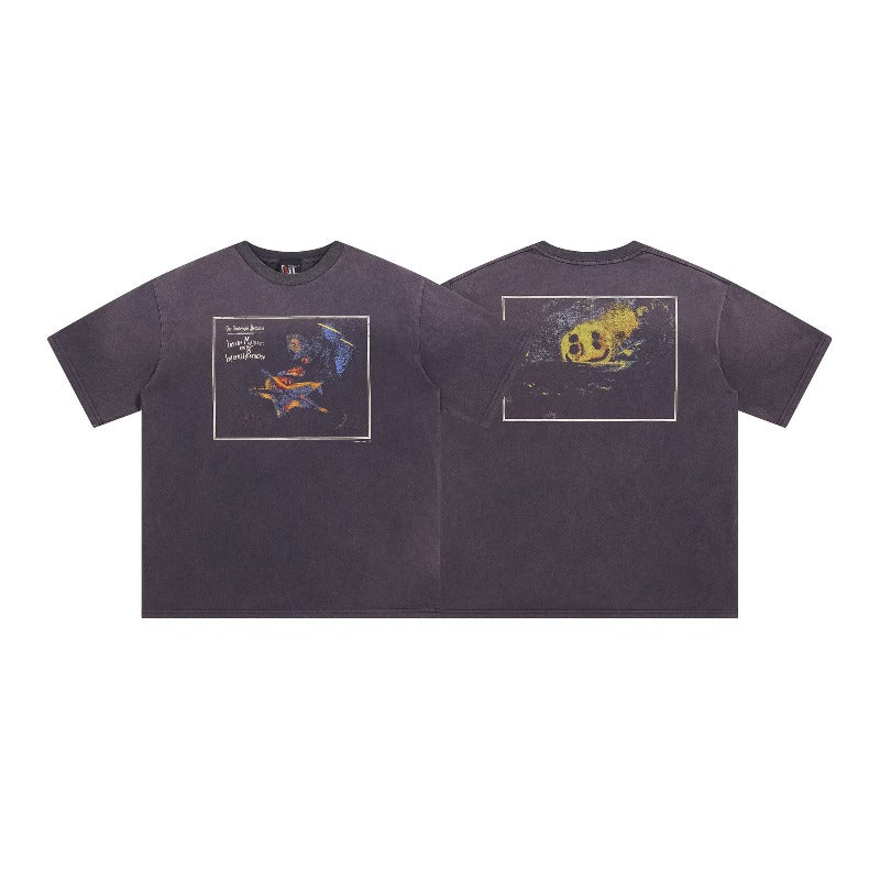 saint m t shirts  s.m. pumpkin patch band graphic crewneck short sleeve tee