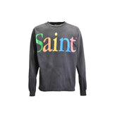 Saint m hoodie - spring/autumn - s.m - colorful letter graphic - crew neck pullover - long sleeve - wholesale
