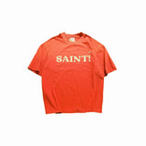 saint m t shirts Spring and summer s.m slurry printing, hole coding, wax dyeing, stir-fried washing short sleeves
