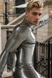 Man Latex Catsuits Nexus Chest Zip