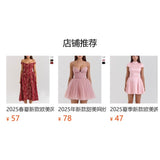 Women's summer dress - european & american style, sexy spaghetti strap, elegant print, high-waisted, flowy maxi dress for women (suitable for cross-border e-commerce independent stores)