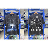 saint m t shirts  s.m cartoon print crew neck pullover short sleeve top - wholesale