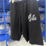 Saint m t pants spring/summer s.m creative letter print casual loose shorts - wholesale single piece