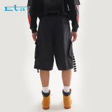 Etai men's streetwear brand cargo bermuda shorts - premium loose fit cotton denim shorts