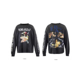 Saint m hoodie - autumn/winter s.m collaboration - anime graphic crewneck pullover long sleeve - wholesale