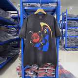 saint m t shirts  s.m. grim reaper spell graphic crewneck pullover short sleeve tee - wholesale