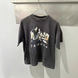saint m t shirts  s.m. friends graphic crewneck short sleeve tee