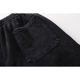 Saint m t pants spring/summer s.m washed, distressed, brushed, casual, loose-fit shorts - wholesale single piece