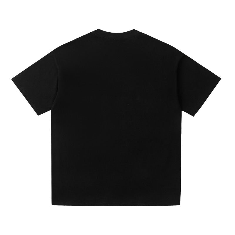 saint m t shirts  s.m skull graphic crew neck short sleeve tee