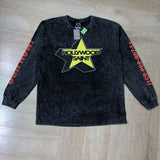Saint m hoodie - spring/autumn - s.m - star & letter graphic - crew neck pullover - long sleeve