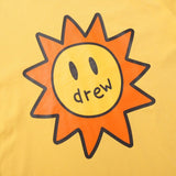 Drew house t-shirt - spring/summer - d@ew smiley sun cartoon graphic crew neck pullover short sleeve
