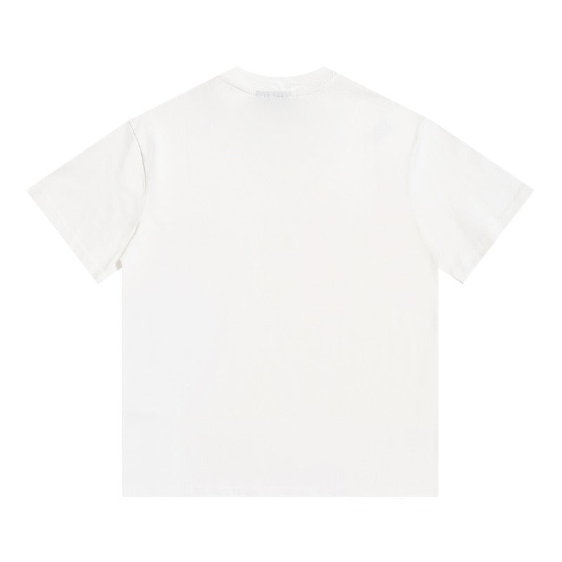 Drew house t-shirt - spring/summer collection - d@ew coconut tree letter graphic crew neck pullover short sleeve - wholesale single piece