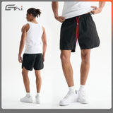 Etai men's apparel summer quick-dry lightweight sports nylon shorts - trendy brand, relaxed fit, high-quality casual five-pocket shorts