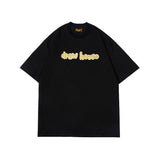 Drew house t-shirt - spring/summer collection - d@ew creative letter print crew neck pullover short sleeve - wholesale