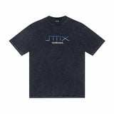 saint m t shirts  s.m washed & distressed collection crew neck pullover short sleeve tee