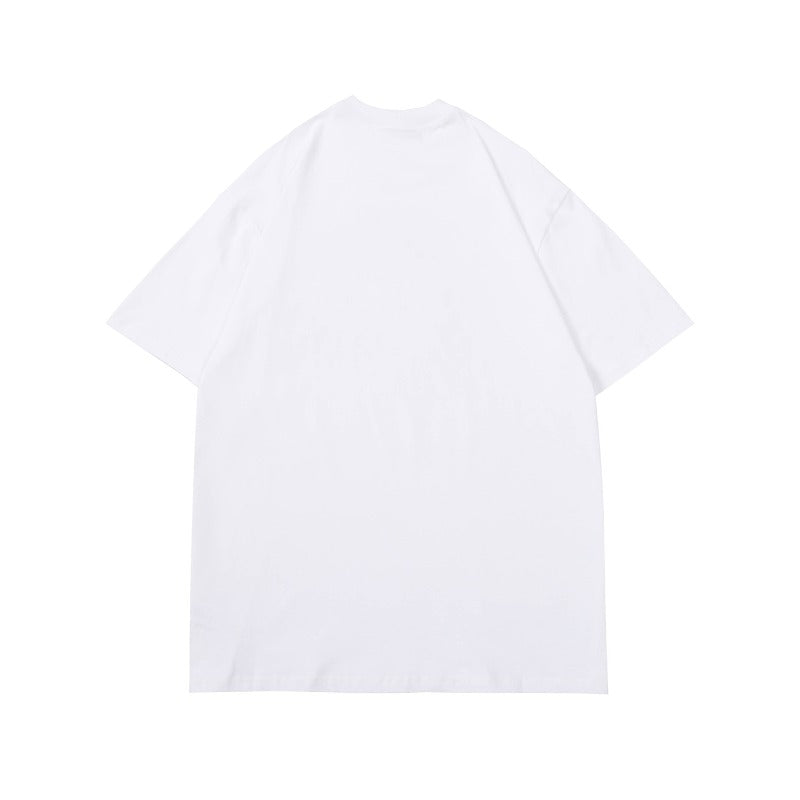 Drew house t shirt spring and summer d@ew astronaut cartoon pattern round neck pullover short sleeves