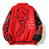 Saint m t jackets - spring/autumn s.m. saint michael pattern baseball jacket - wholesale single piece