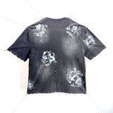 saint m t shirts  s.m street style hand-painted graffiti crew neck pullover short sleeve t-shirt - wholesale