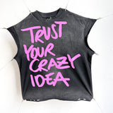 saint m t shirts  s.m letter print limited edition pullover casual tank top - wholesale