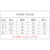 Saint m t pants - spring/autumn s.m letter print design washed distressed athletic shorts