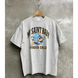 saint m t shirts  s.m vintage high street casual crew neck pullover short sleeve tee - wholesale