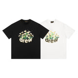 Drew house t-shirt - spring/summer collection - d@ew - floral print crew neck pullover short sleeve - wholesale