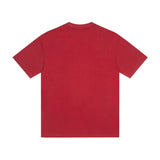 saint m t shirts  s.m creative letter graphic crew neck short sleeve tee
