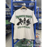 saint m t shirts  s.m. band collaboration graphic crewneck t-shirt - wholesale