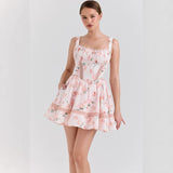 Women's plus size dresses - cross-border fashion: european & american style, guangzhou export, floral print, unique design, high-end, printed summer dresses