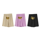 Drew house pants - spring/summer european and american streetwear - smiley face mesh drawstring casual shorts