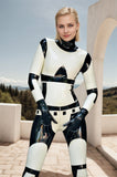 Women Latex Catsuits Star Space Storm Suit Sci-Fi Cosplay Costume