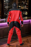 Men Latex Catsuits Full Body Hooded Diving Suit Viking