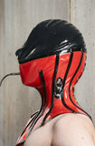 Latex Hood Full Head Hood For Catsuits Fetish Accessories