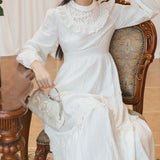 Betty Draper Valentine's Day Dress Spring Vintage Dress Long Sleeve Dress