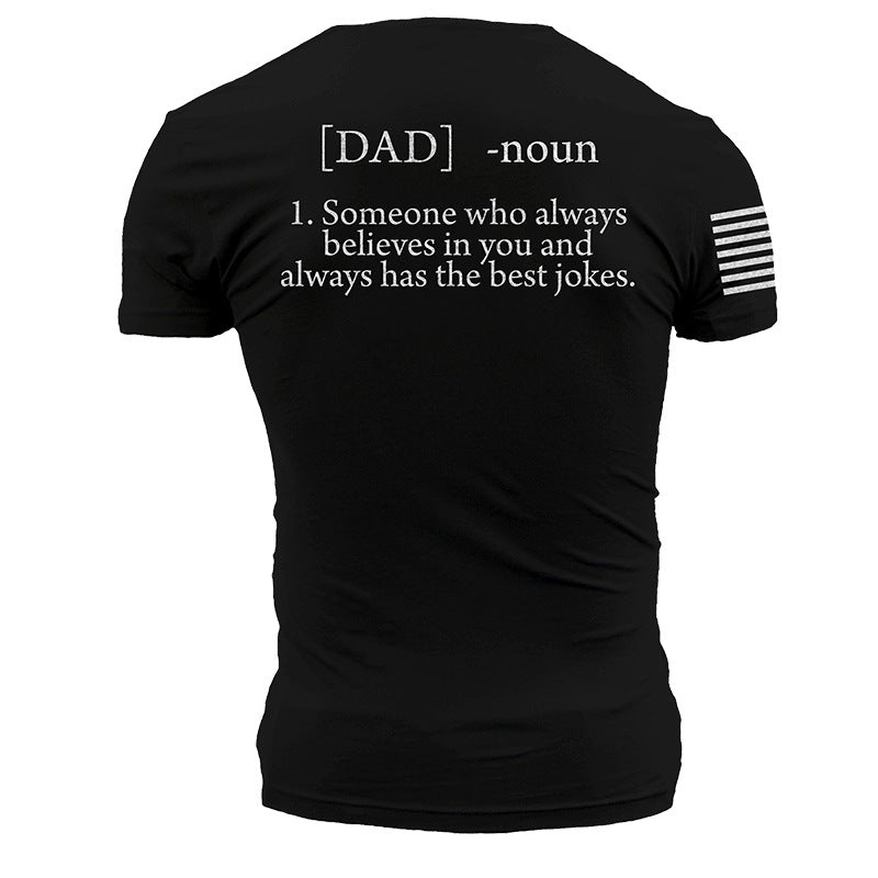Man T Shirt Cotton round Neck Heat Transfer Patch Short Sleeve Shirt