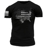 Man T Shirt Summer Cotton Printed Black Slim Youth Casual T-shirt
