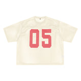 Etai men's apparel trendy sporty boxy short-sleeve t-shirt - summer outerwear, loose fit, breathable men's mesh jersey