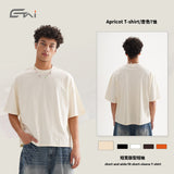 Etai men's apparel cross-border trendy brand short-sleeve solid color t-shirt - high-quality pure cotton men's crew neck undershirt