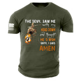 Man T Shirt Cartoon Anime Mesh Loose