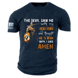 Man T Shirt Cartoon Anime Mesh Loose